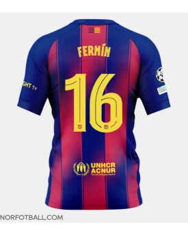 Billige Fotballdrakt Barcelona Fermin Lopez #16 Replika Hjemmedrakt 2025-26 Kortermet Billige Fotballdrakt Barcelona Fermin Lopez #16 Replika Hjemmedrakt 2025-26 Kortermet
